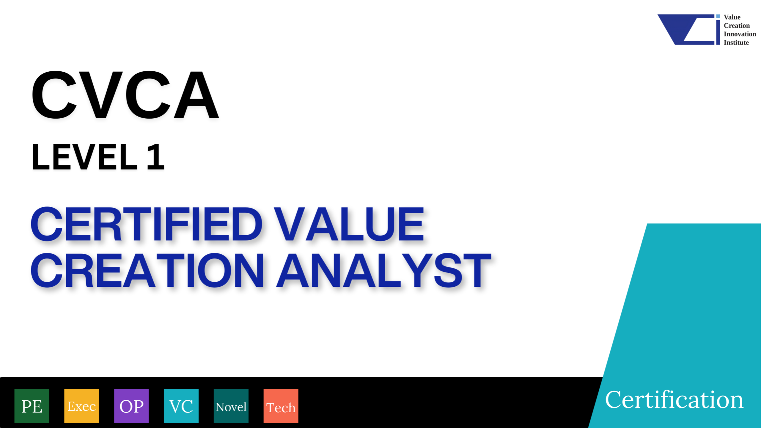 Certified Value Creation Analyst CVCA Level 1